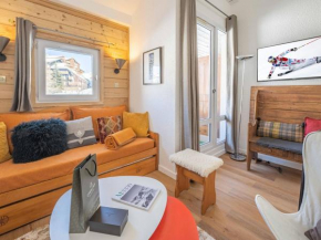 Studio avec mezzanine, retour skis aux pieds, proche remontée mécanique - FR-1-645-28 Huez